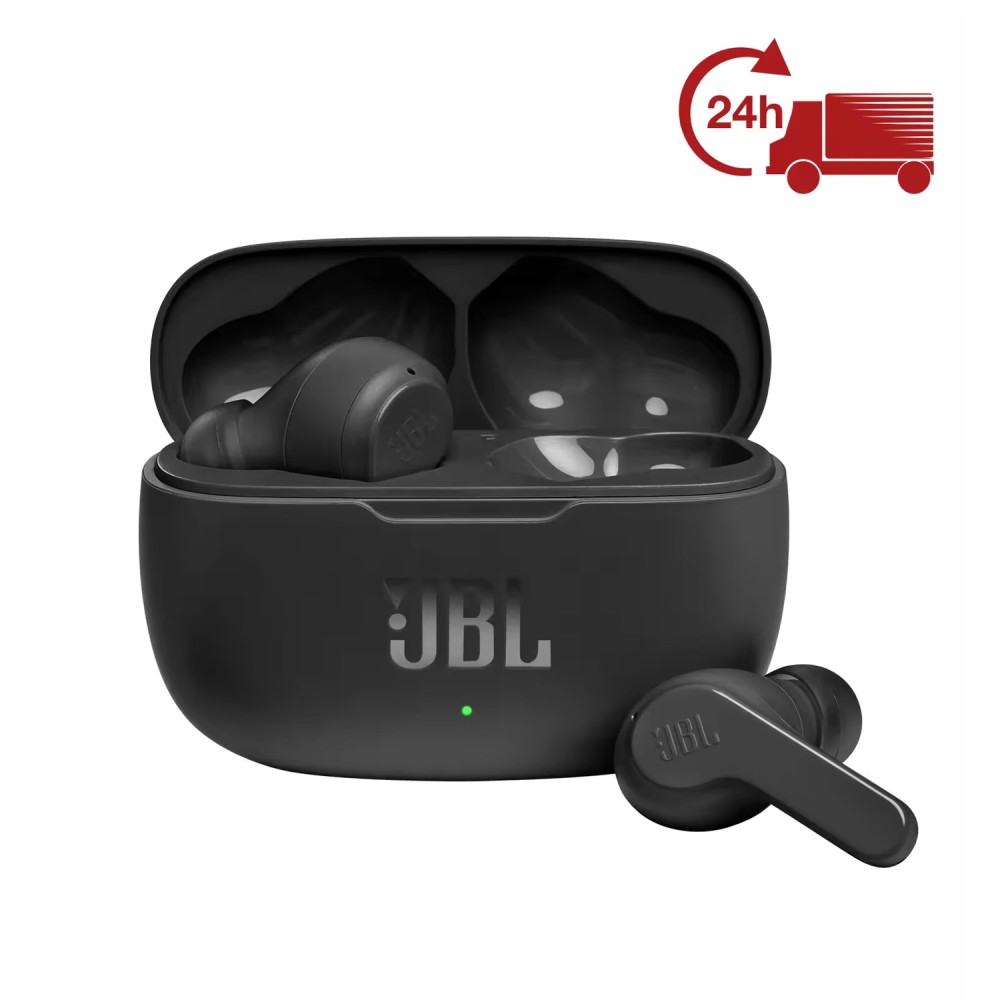 JBL Wave 200TWS | Auriculares Inalámbricos con Sonido Deep Bass, Cancelación de Ruido, 20h de Reproducción